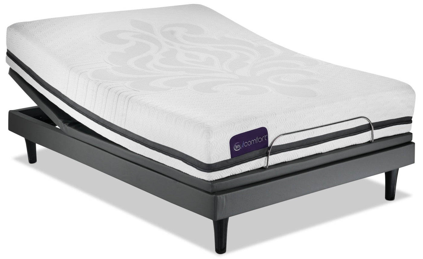 Serta iComfort Eco Contingence Firm Twin XL Mattress/Motion Perfect III Complete Adjustable Base
