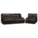 Dearborn Power Reclining Sofa and Recliner Set - Blackberry
