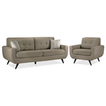 Julian Sofa and Chair Set - Grey