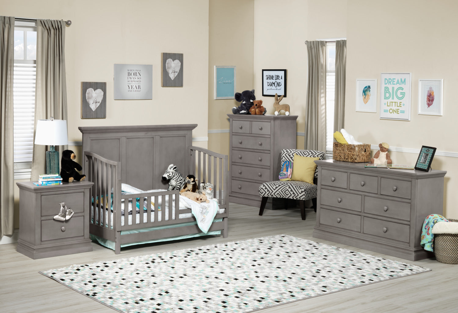 Cameron 7 Drawer Dresser - Cloud