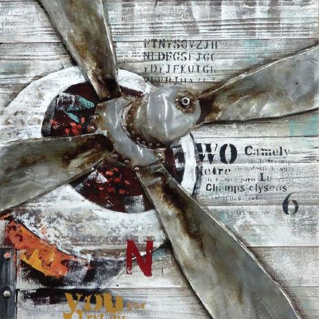Rustic Prop Canvas Painting (36" X 48")