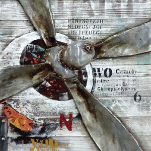 Rustic Prop Canvas Painting (36" X 48")