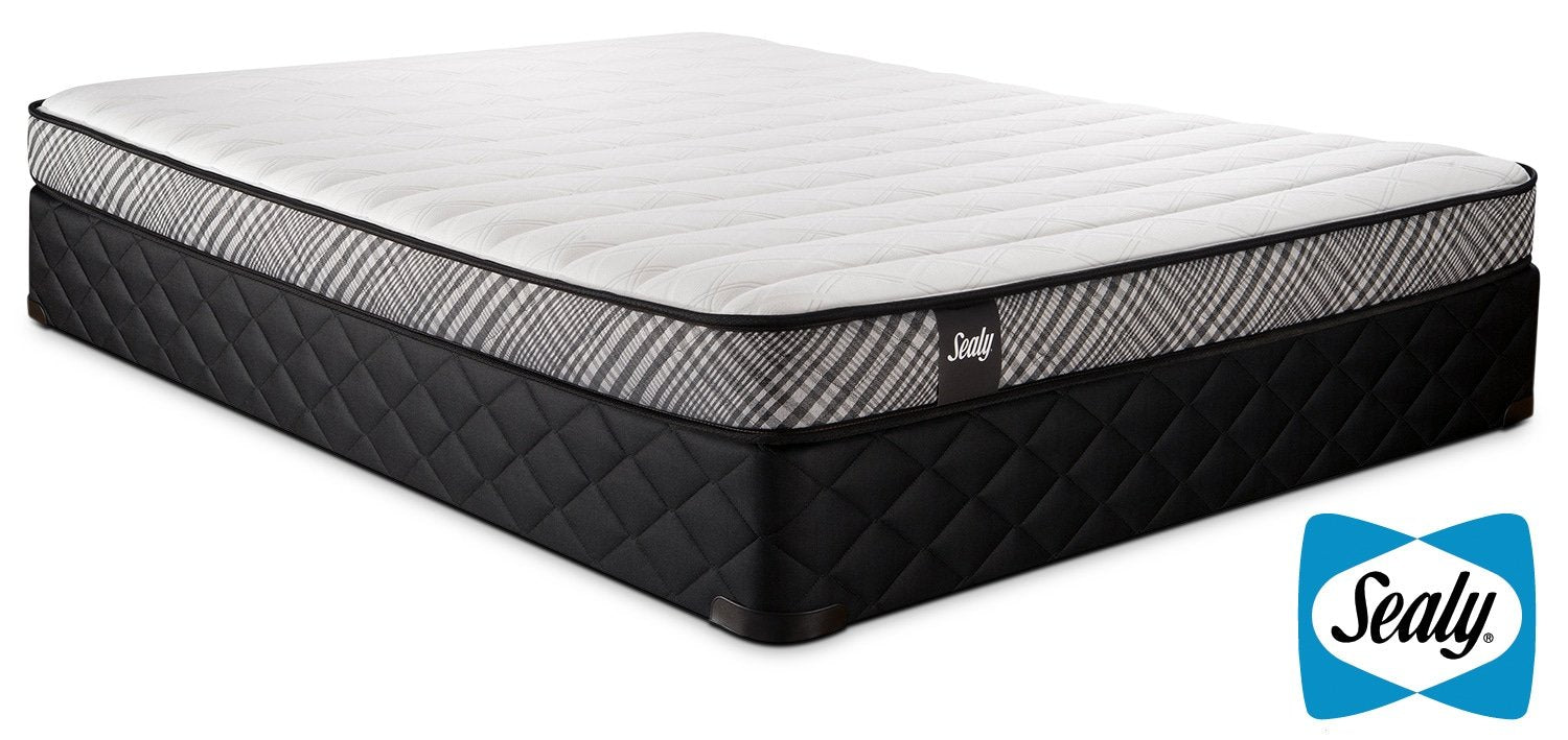 Sealy Notion Firm Queen Mattress and Boxspring Set