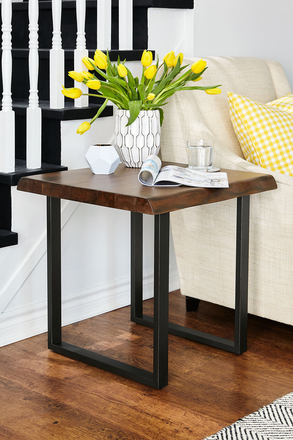 Natura End Table - Walnut