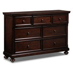 Chester 7 Drawer Dresser - Cherry