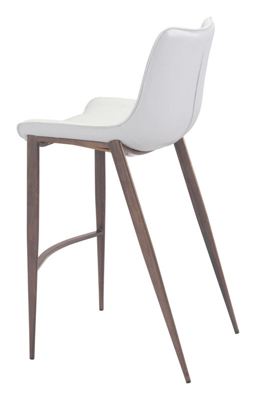 Teglberg Bar Height Stool - Greyish Brown/Walnut - Set of 2
