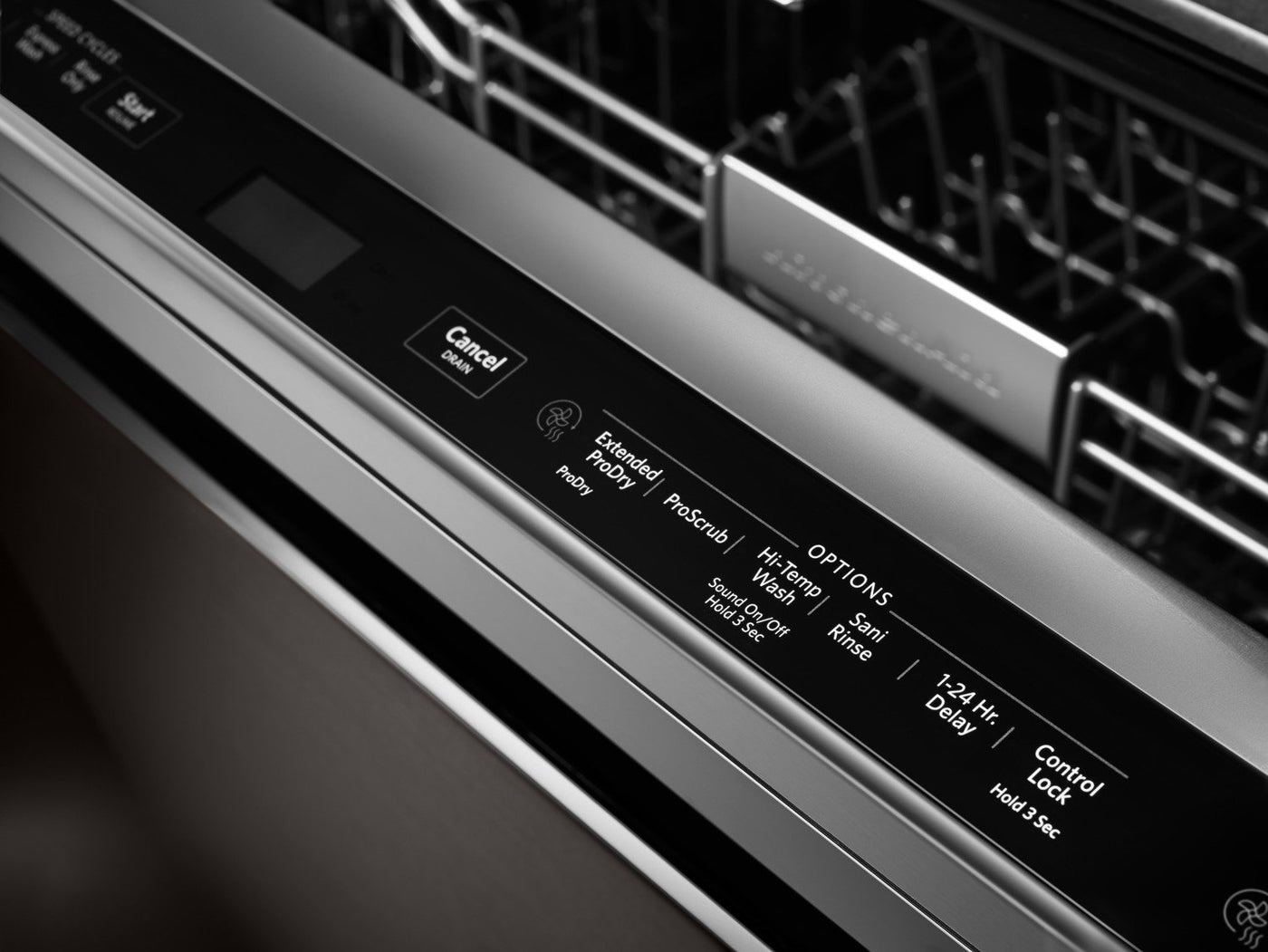 KitchenAid Black Stainless Steel 24" Dishwasher - KDPE234GBS
