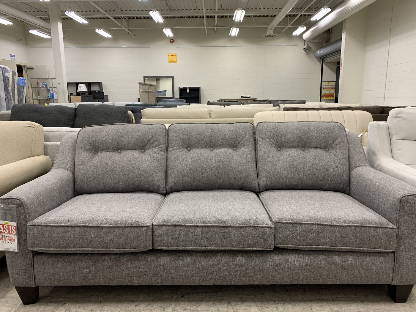 Rockford Sofa - Grey - Open-Box