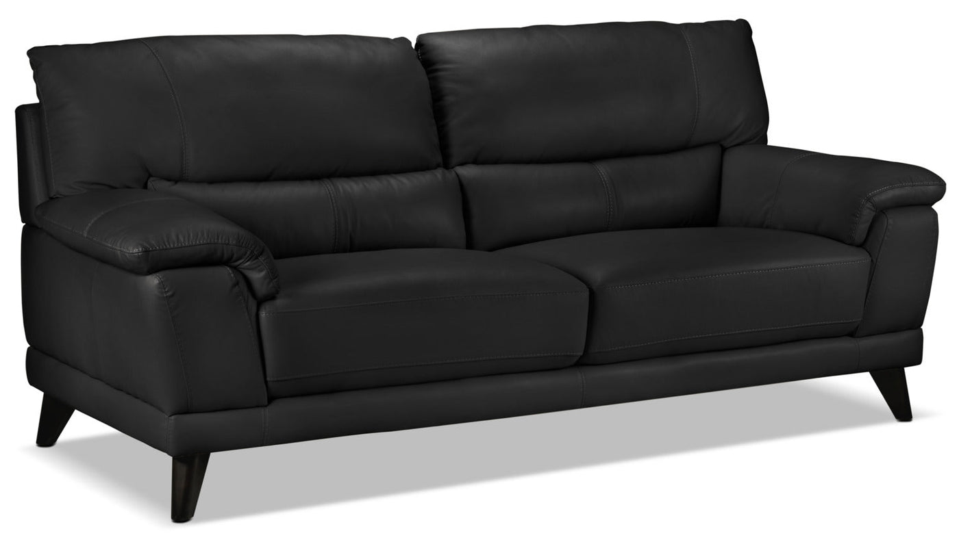 Braylon Sofa and Chair Set - Classic Black