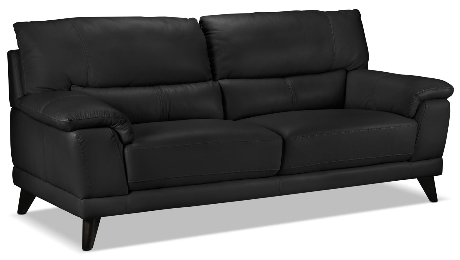 Braylon Sofa and Loveseat Set - Classic Black