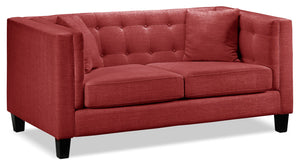 Astin Loveseat - Red