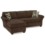 Althea 2-Piece Sectional with Left-Facing Chaise - Coffee