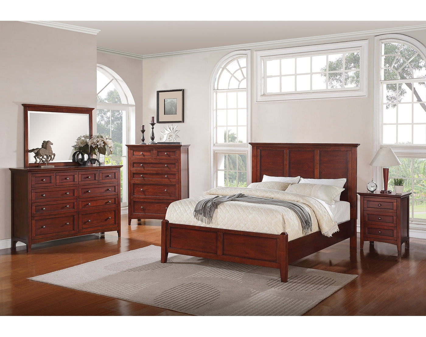 Forest Lake Night Table - Mahogany