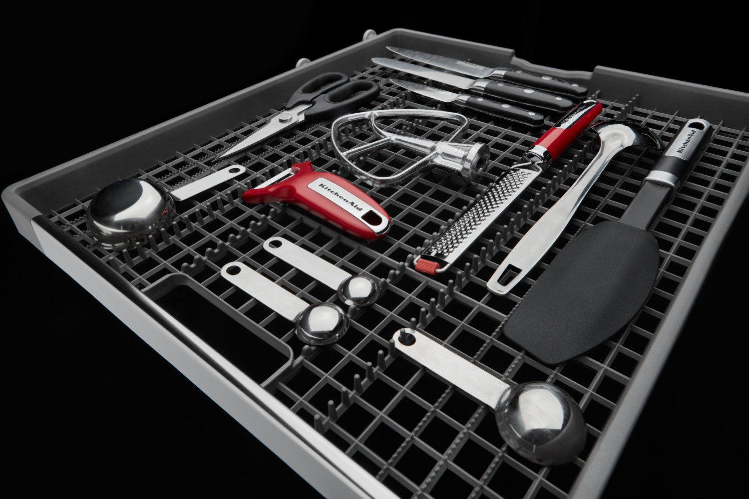 KitchenAid Black Stainless Steel 24" Dishwasher - KDPE234GBS