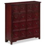 Ankara Accent Cabinet - Red