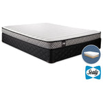 Sealy Notion Firm Full Mattress and Low-Profile Boxspring Set