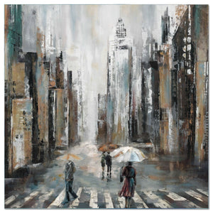 Crossings Canvas Painting (40" X 40")