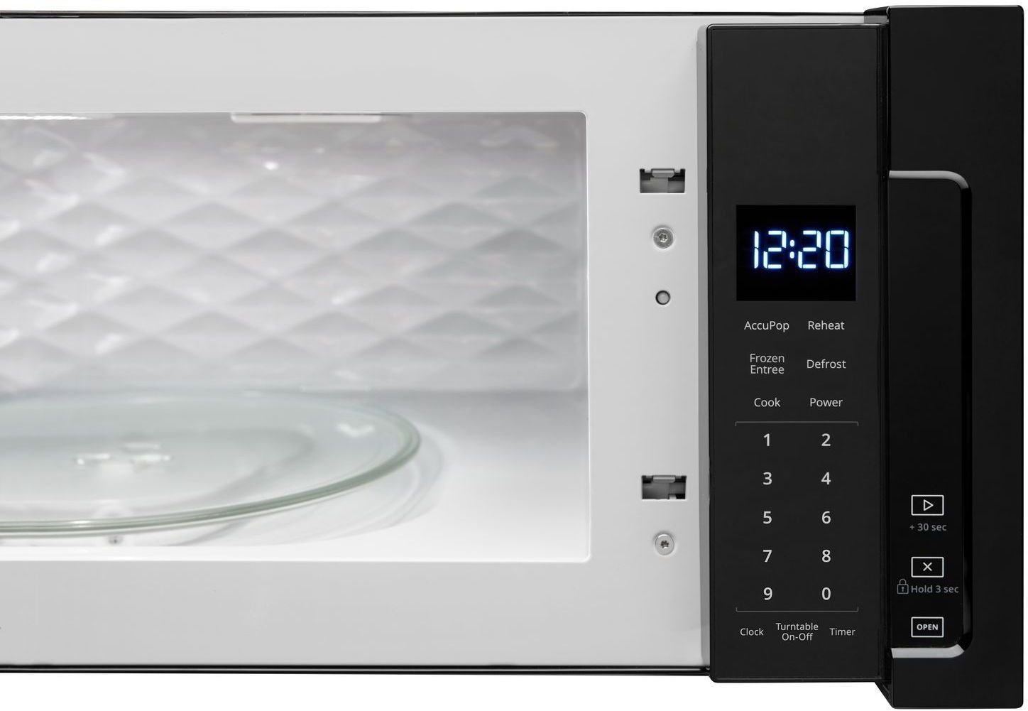 Whirlpool Black Over-the-Range Microwave and Hood Combination (1.1 Cu. Ft.) - YWML55011HB