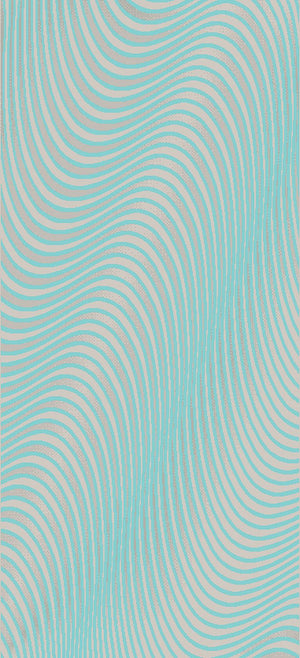 Waves 5' x 8' Area Rug - Blue