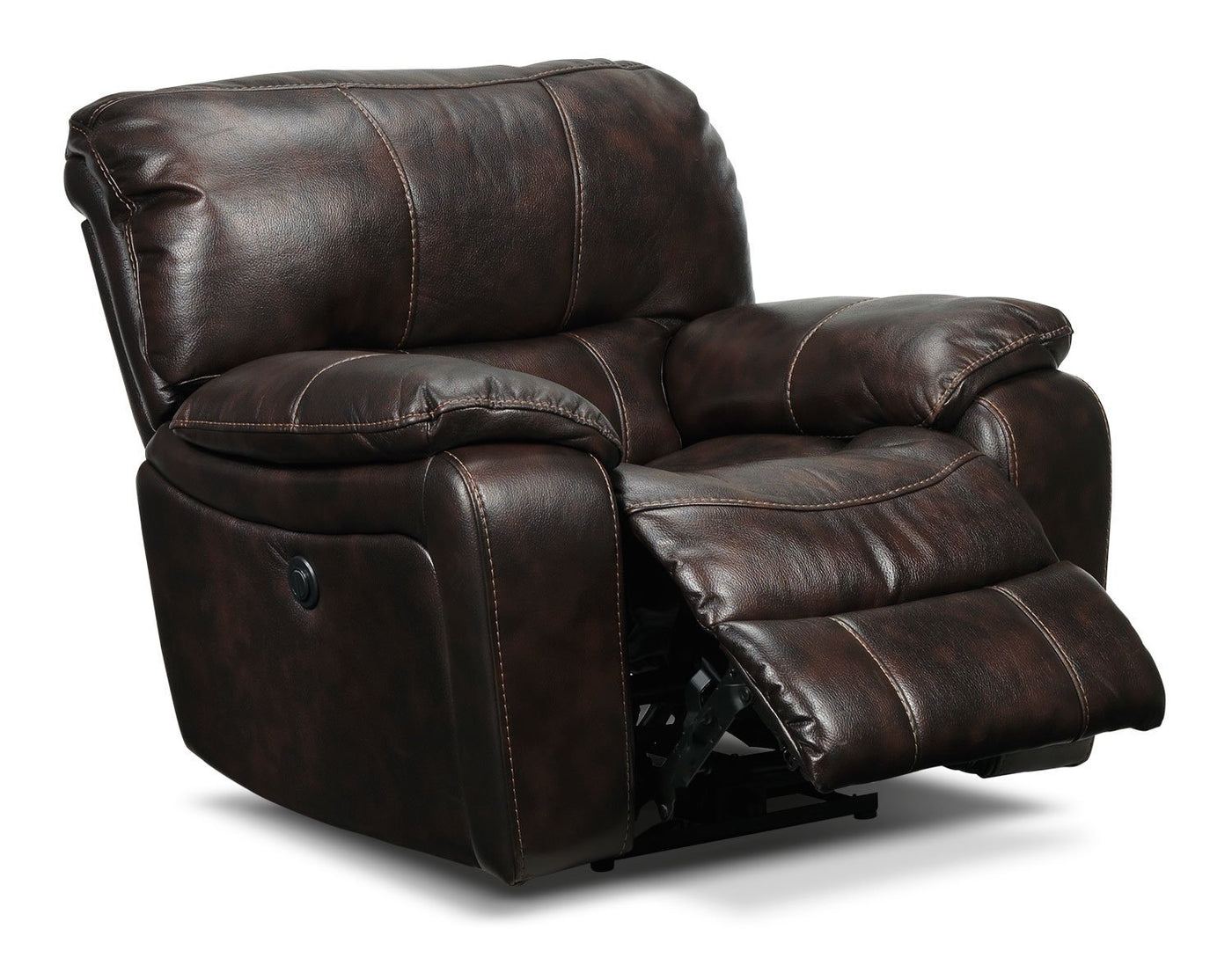 Santorini Power Recliner - Walnut - Open-Box