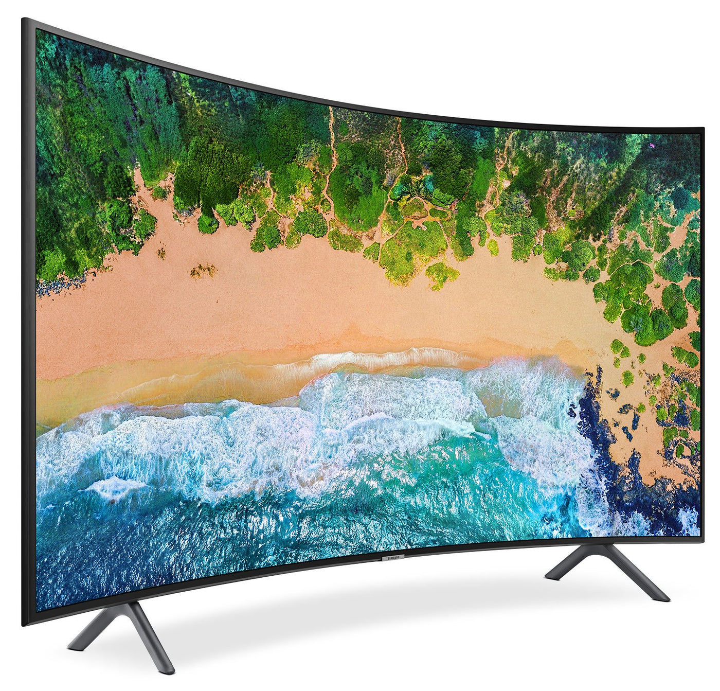 Samsung 55" 4K CURVED HDR 120 MR SMART LED TV - UN55NU7300FXZC