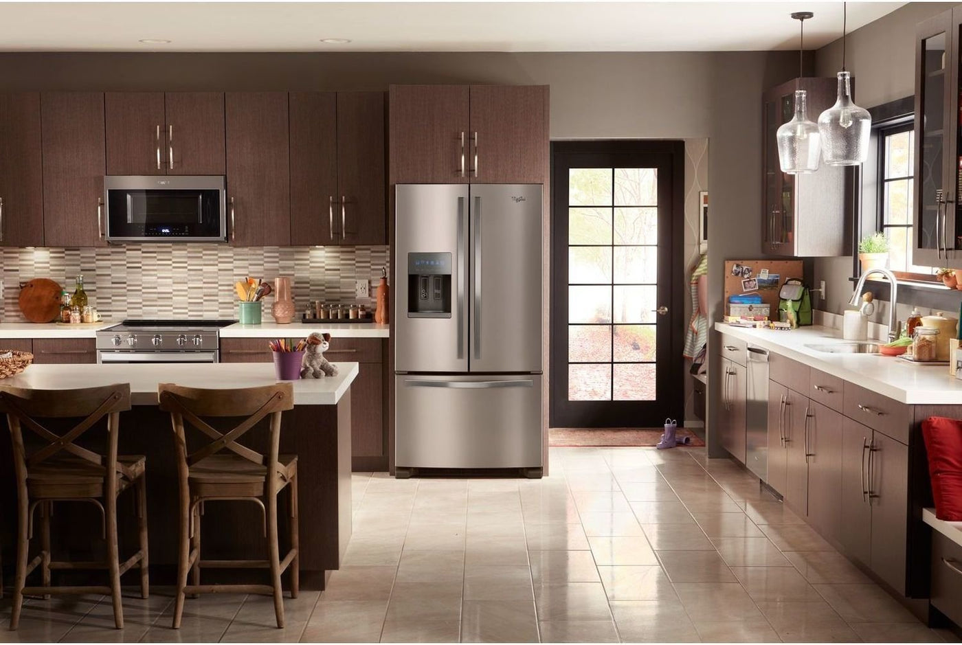 Whirlpool Stainless Steel French Door Refrigerator (25 Cu. Ft.) - WRF555SDFZ