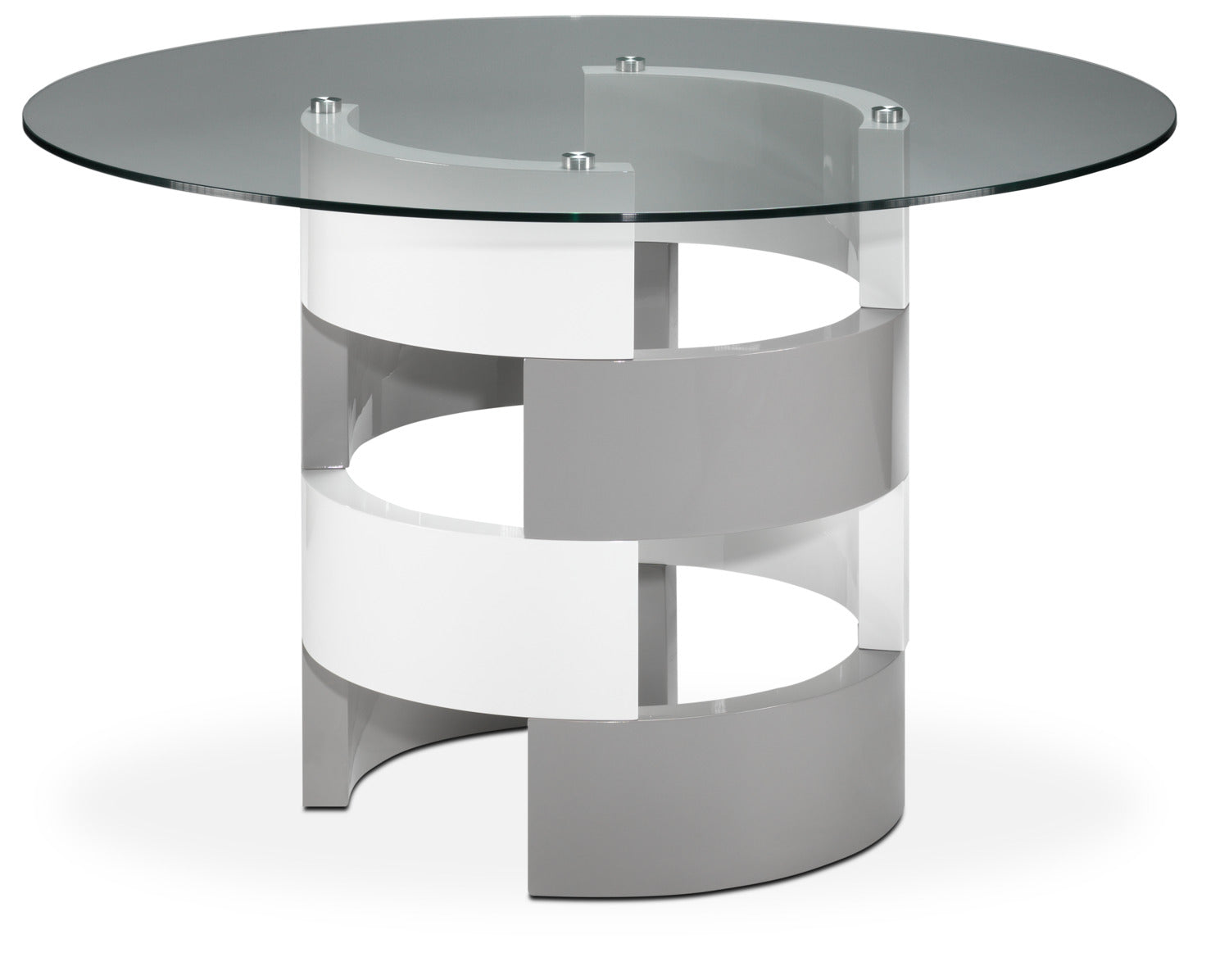 Gina 5-Piece Dining Set - Beige and Grey