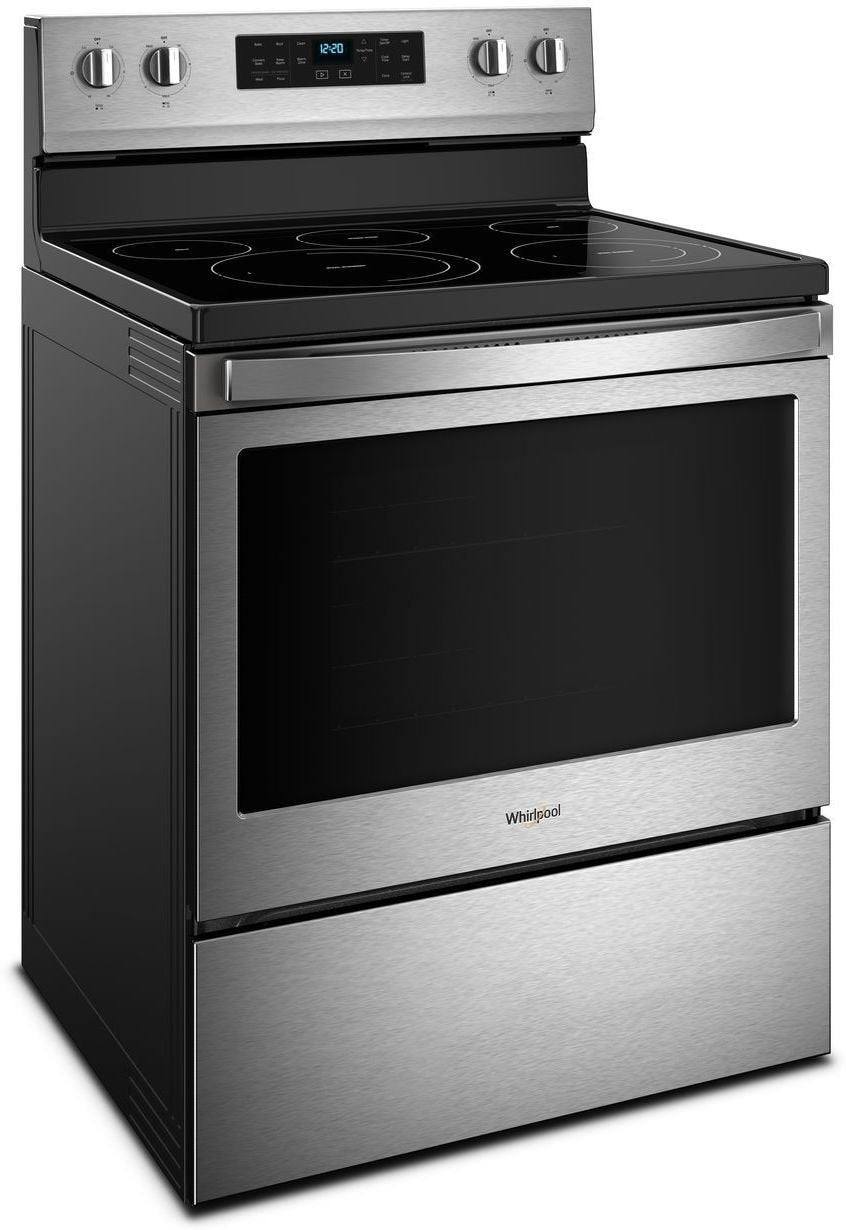 Whirlpool Stainless Steel Freestanding Electric Convection Range (5.3 Cu. Ft.) - YWFE550S0HZ
