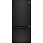 GE Black BOTTOM-FREEZER REFRIGERATOR (20.9 CU. FT.) - GBE21AGKBB