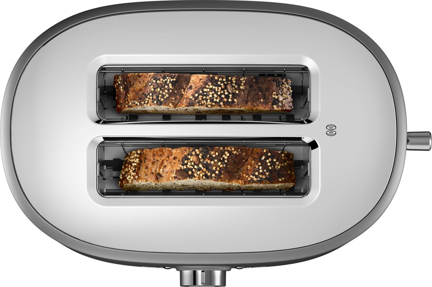 KitchenAid Contour Silver 2-Slice Toaster with High-Lift Lever - KMT2116CU