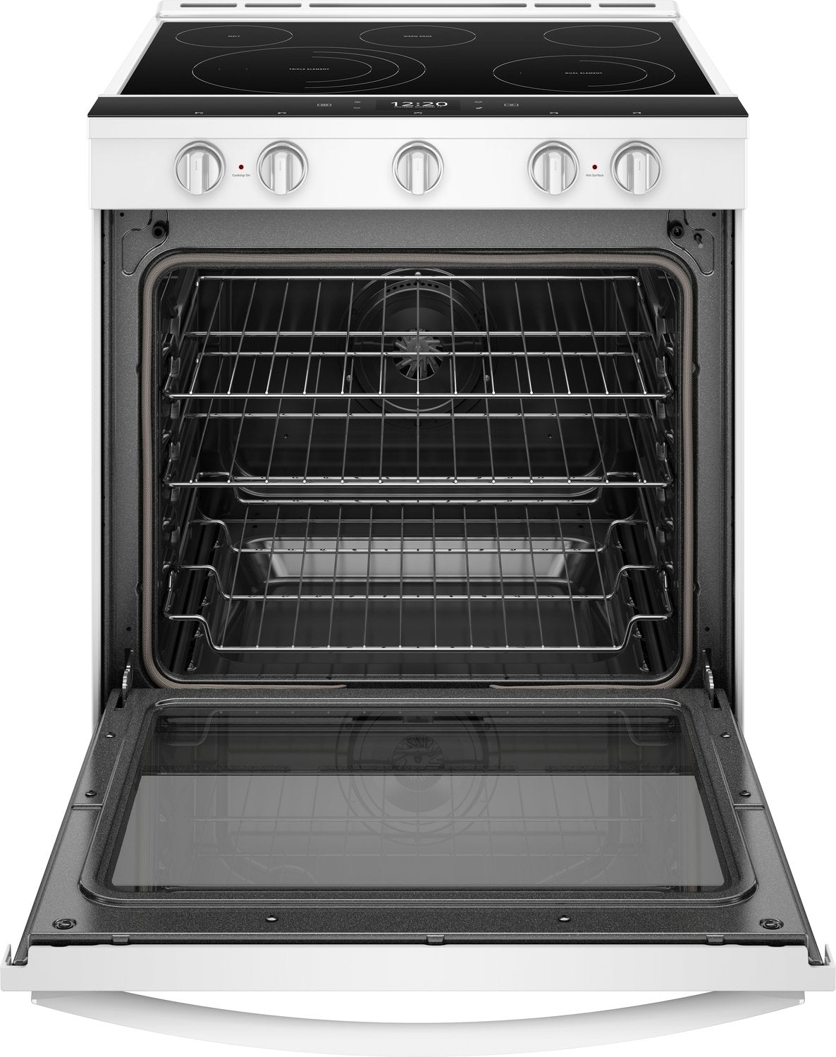 Whirlpool White Slide-In Electric True Convection Range (6.4 Cu. Ft.) - YWEE750H0HW
