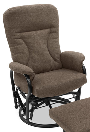 Sullivan Swivel Glider Recliner - Light Brown