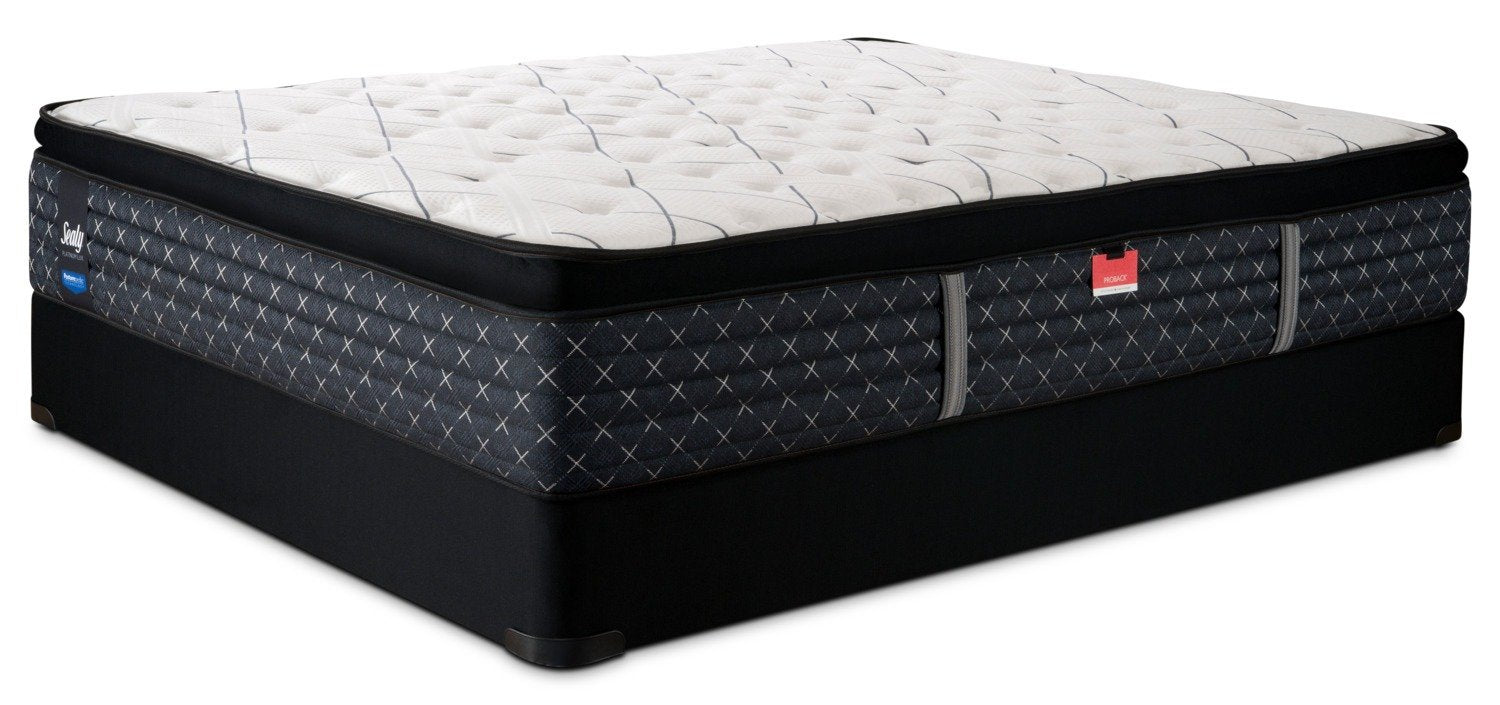 Sealy Ethos Plush Queen Mattress and Split Boxspring Set