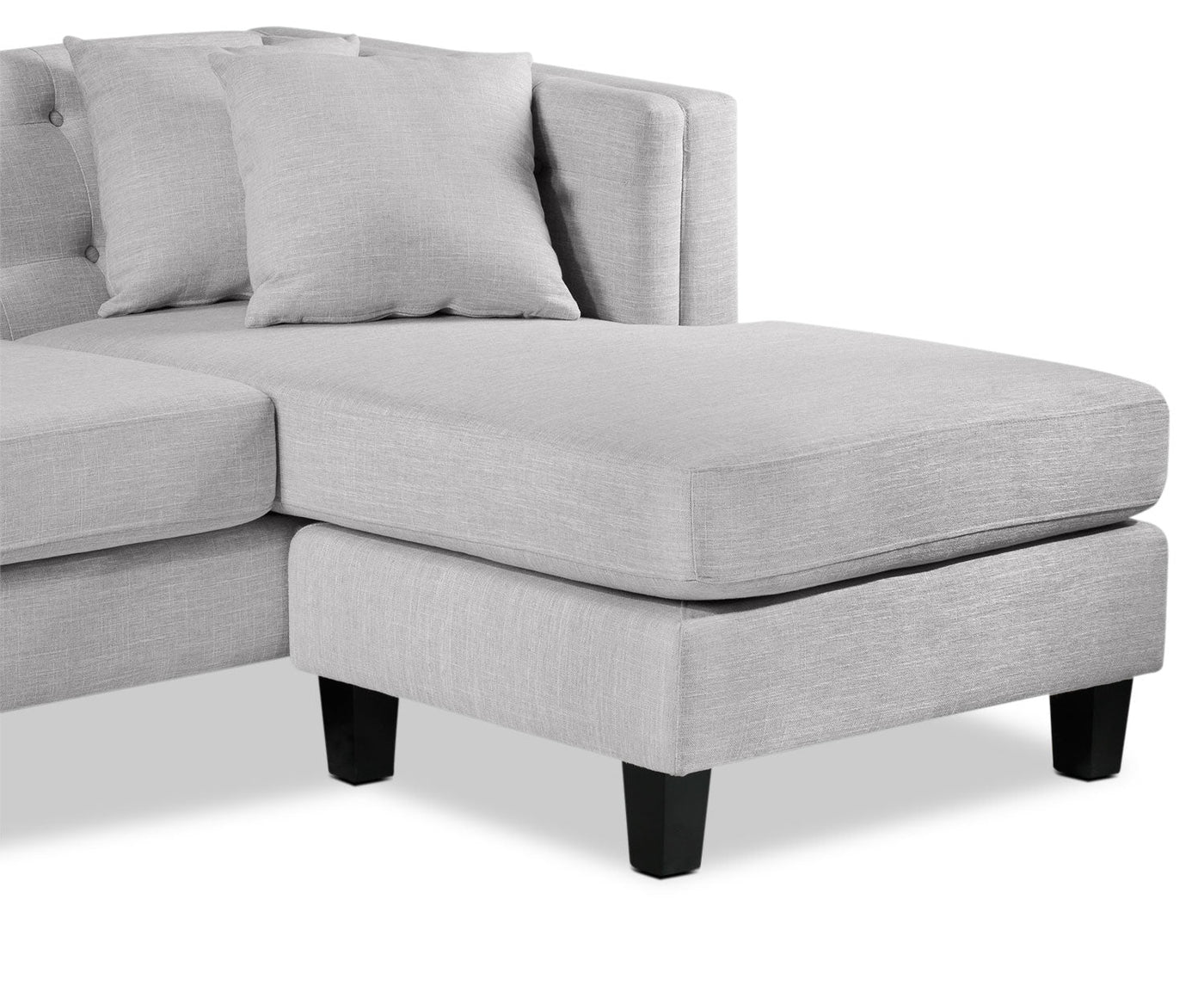 Astin Chaise Sofa - Grey