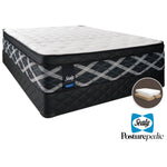 Sealy Figment Hybrid Cushion Firm King Mattress and Split Boxspring Set