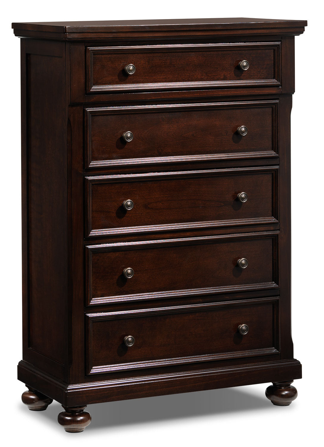 Chester 5-Piece Queen Storage Bedroom Package - Cherry