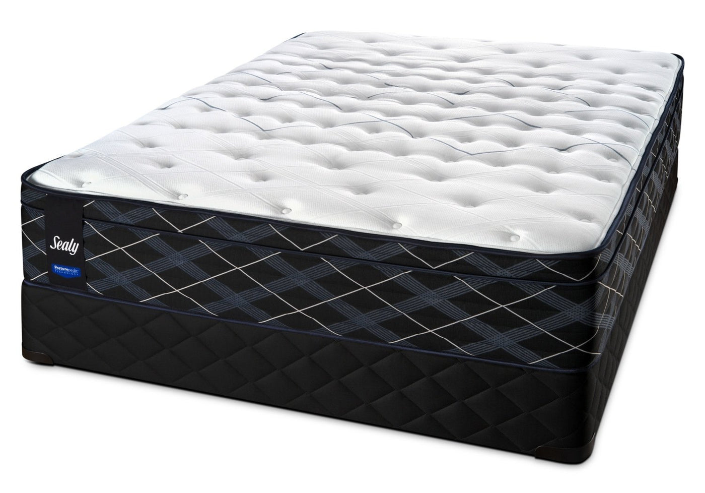 Sealy 5K Hybrid Firm King Mattress and Split Low-Profile Boxspring Set