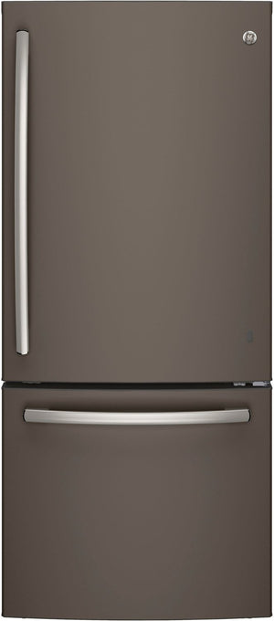 GE Slate BOTTOM-FREEZER REFRIGERATOR (20.9 CU. FT.) - GDE21DMKES