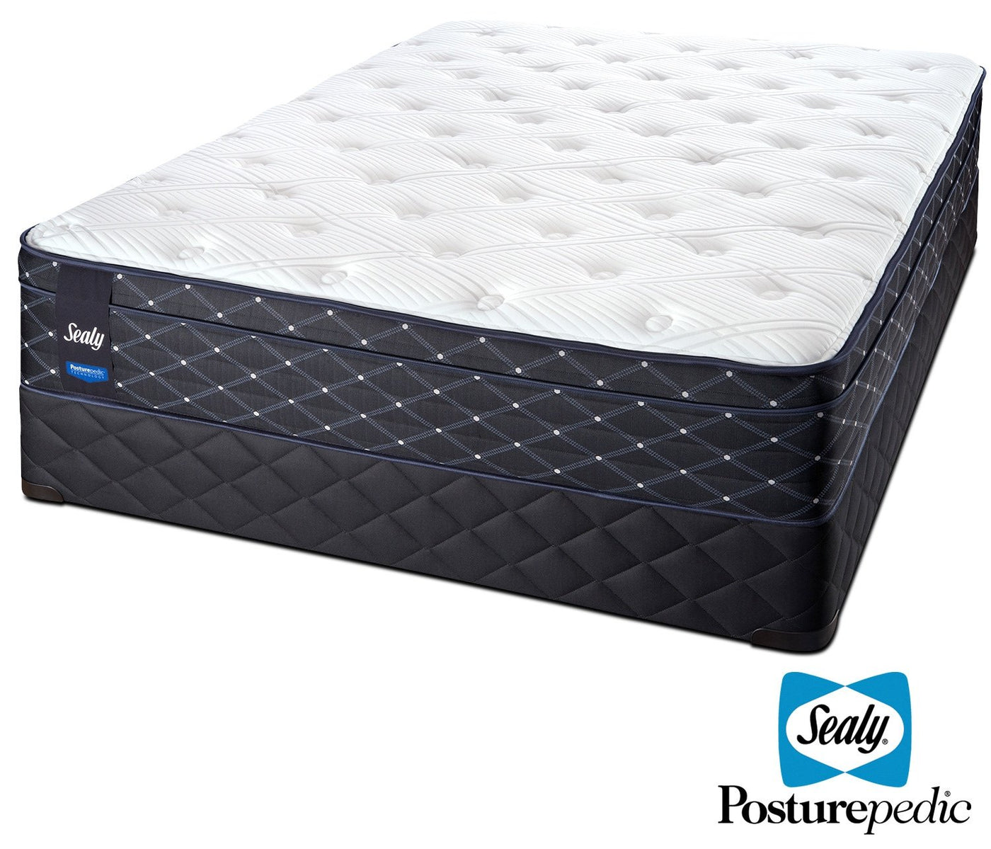 Sealy Familiar Firm Twin Mattress and Boxspring Set