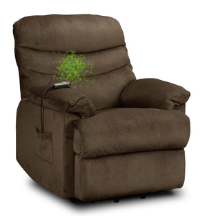Bradey Power Lift Recliner - Mocha - Open-Box