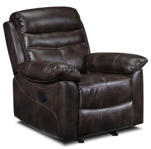 Devon Rocker Recliner - Brown