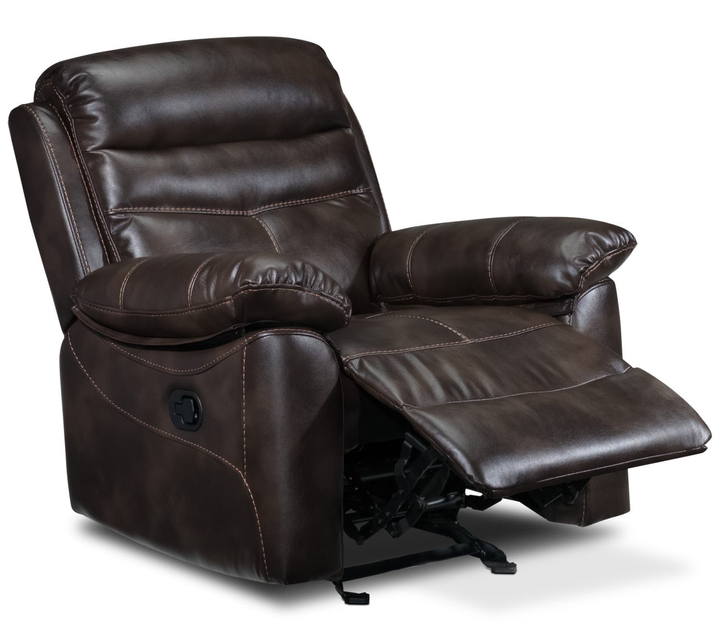 Devon Rocker Recliner - Brown