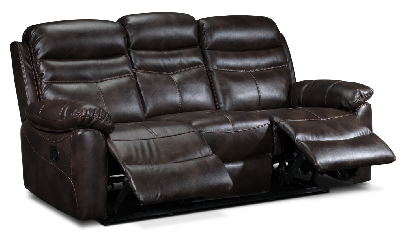 Devon Reclining Sofa - Brown