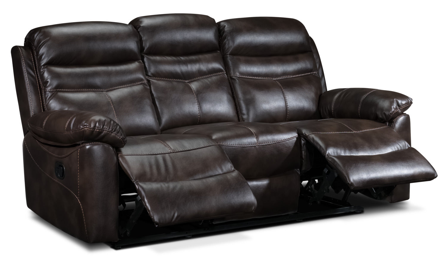 Devon Reclining Sofa - Brown