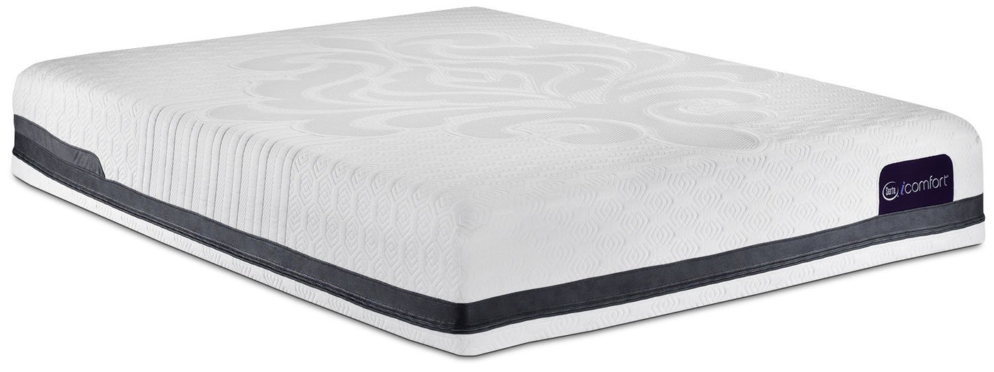 Serta iComfort Eco Peacefulness Plush Queen Mattress/Motion Essentials III Complete Adjustable Base