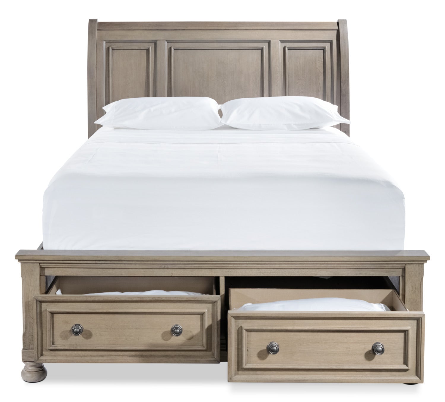 Windchester 3-Piece King Storage Bed - Grey