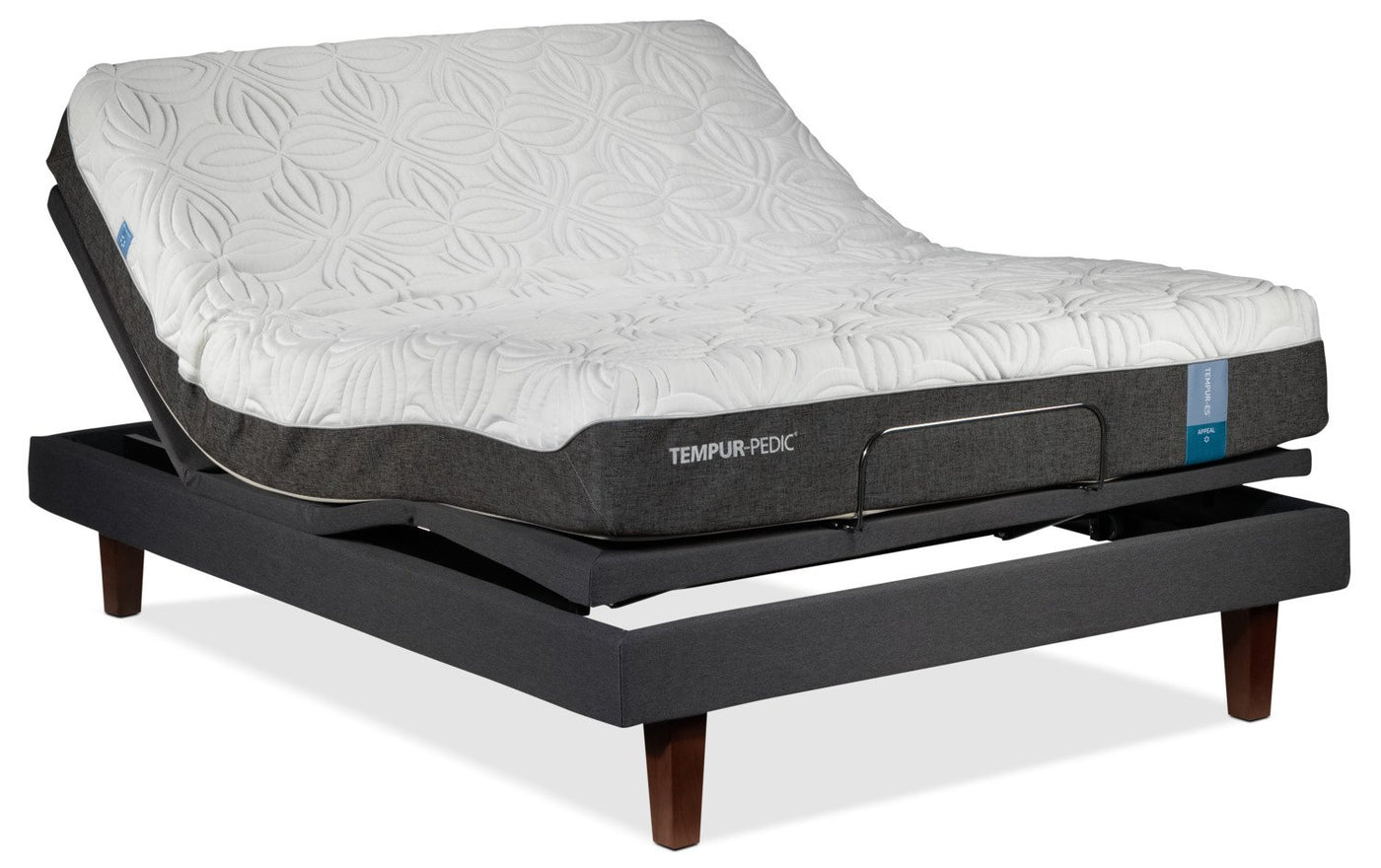 Tempur-Pedic Appeal 2.0 Cushion Firm King Mattress and Complete Adjustable Base Set
