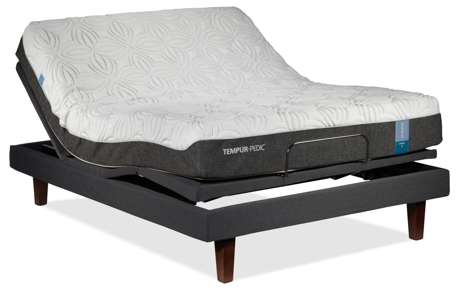 Tempur-Pedic Appeal 2.0 Cushion Firm Queen Mattress and Complete Adjustable Base Set