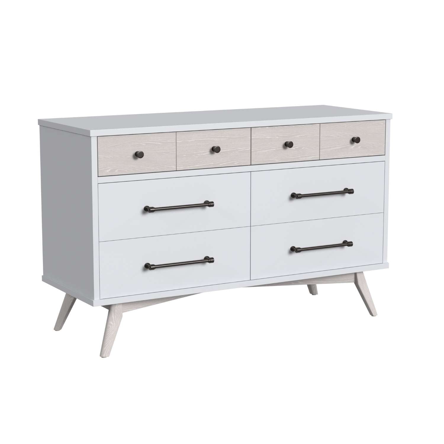 Rowan 6 Drawer Dresser - Ash Linen