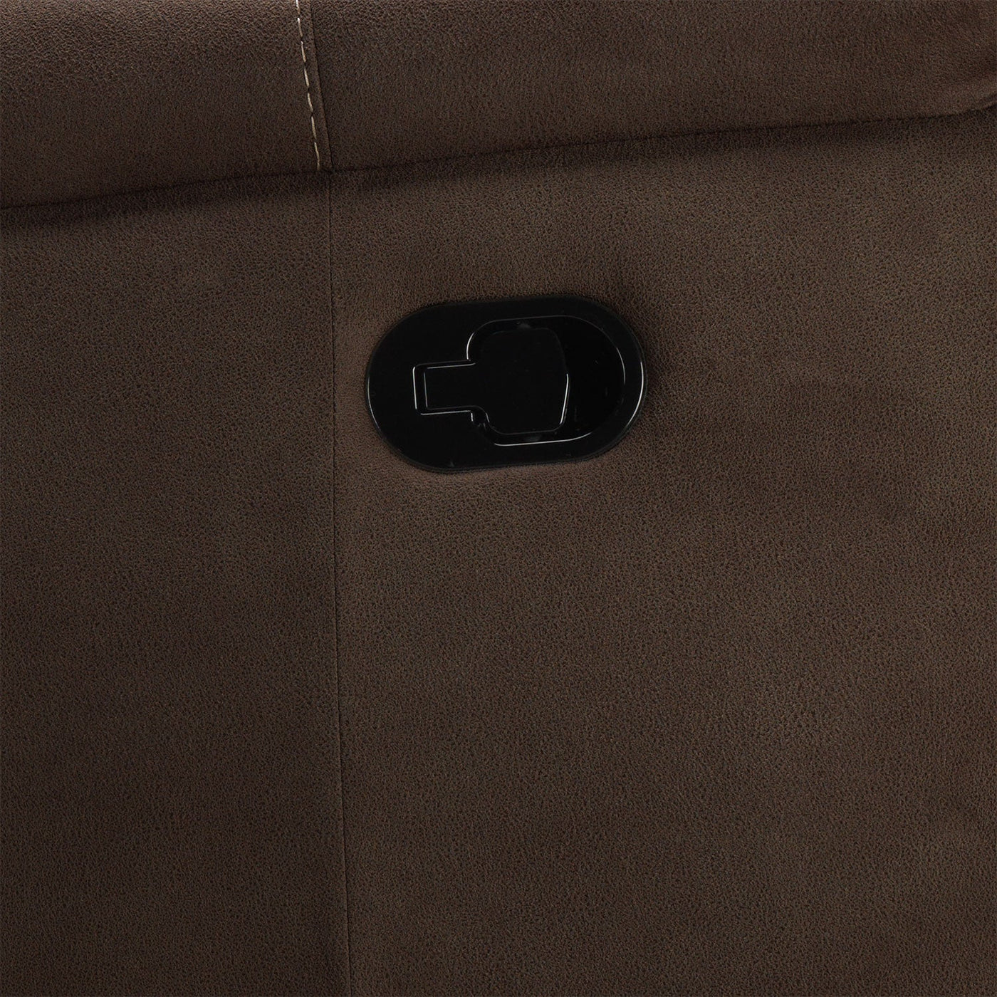 Roarke Reclining Sofa and Reclining Loveseat Set - Walnut